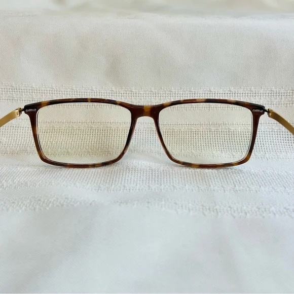 Silhouette Frames Men's Momentum‎ SPX 2921 6220 Havana Walnut/Gold 56-15-145 EUC